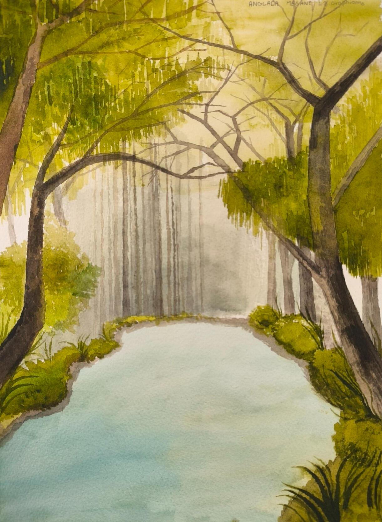 Paysage : aquarelle